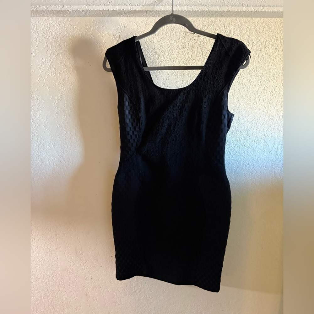 Zara Elegant Black Mini Dress